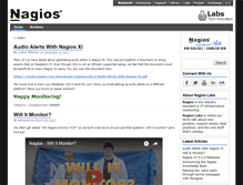 Tablet Screenshot of labs.nagios.com